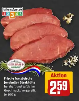 REWE DE Frische französische jungbullen steakhüfte tilbud