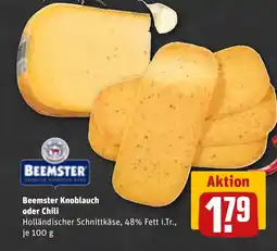 REWE DE Beemster knoblauch oder chili tilbud