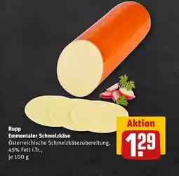 REWE DE Rupp emmentaler schmelzkäse tilbud