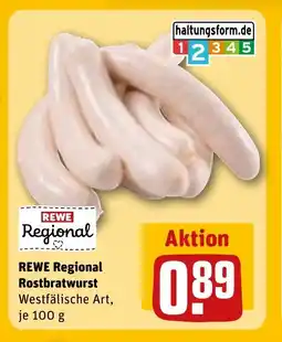 REWE DE Rewe regional rostbratwurst tilbud