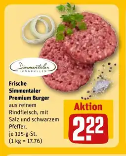 REWE DE Frische simmentaler premium burger tilbud