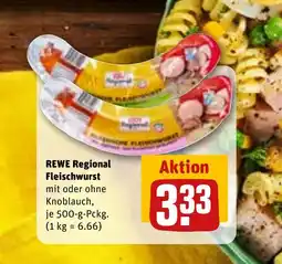 REWE DE Rewe regional fleischwurst tilbud