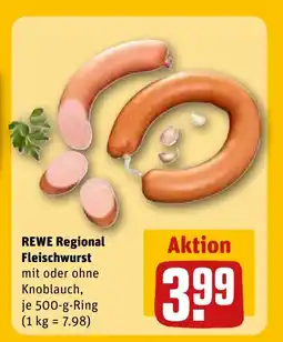 REWE DE Rewe regional fleischwurst tilbud