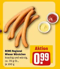 REWE DE Rewe regional wiener würstchen tilbud