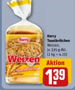 REWE DE WEIZEN Harry toastbrötchen tilbud