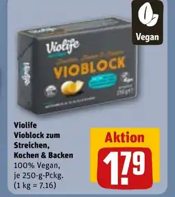 REWE DE VIOLIFE Vioblock zum streichen, kochen & backen tilbud