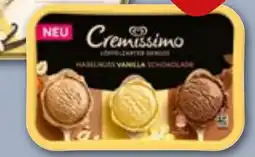 REWE DE Cremissimo haselnuss vanilla schokolade eiscreme tilbud