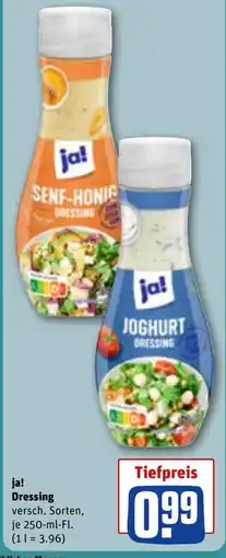 REWE DE JA! Dressing tilbud