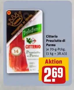 REWE DE CITTERIO Prosciutto di parma tilbud