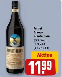 REWE DE FERNET BRANCA Kräuterlikör tilbud