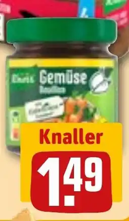 REWE DE KNORR Gemüse bouillon tilbud