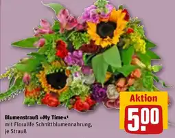 REWE DE Blumenstrauß My Time tilbud