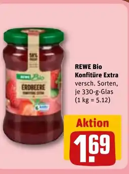 REWE DE REWE Bio Konfitüre Extra tilbud