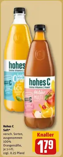 REWE DE Hohes C Saft* tilbud