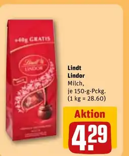 REWE DE Lindt Lindor tilbud
