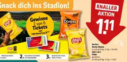 REWE DE Doritos Nacho Cheese oder Lay's Chips tilbud