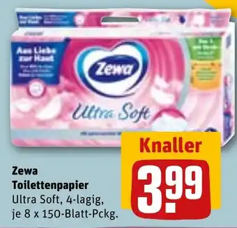 REWE DE Zewa Toilettenpapier tilbud