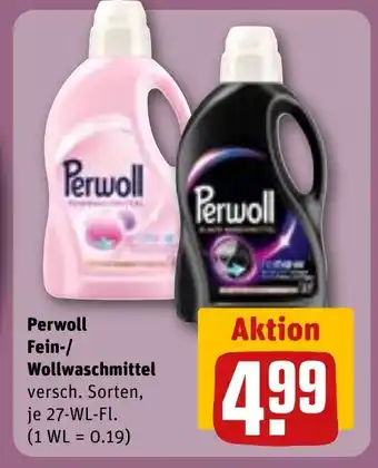 REWE DE Perwoll Fein-/ Wollwaschmittel tilbud