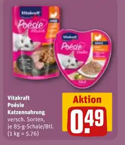 REWE DE Vitakraft Poésie Katzennahrung tilbud