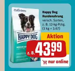 REWE DE Happy Dog Hundenahrung tilbud