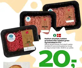 Coop 365 Hakket Oksekød 400 g tilbud