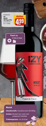 REWE DE Izy Merlot IGP Pays d'Oc tilbud