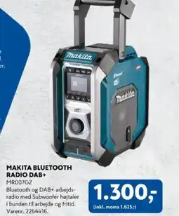 Davidsen Makita bluetooth radio dab+ tilbud