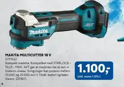 Davidsen Makita multicutter 18 v tilbud