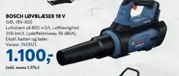 Davidsen BOSCH Løvblæser 18 v tilbud