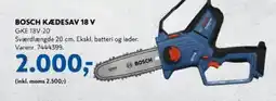 Davidsen BOSCH Kædesav 18 v tilbud