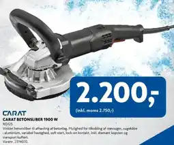 Davidsen Carat betonsliber 1900 w tilbud