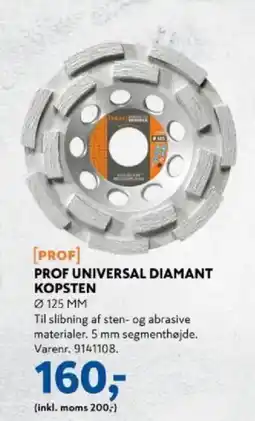 Davidsen Prof Universal diamant kopsten tilbud