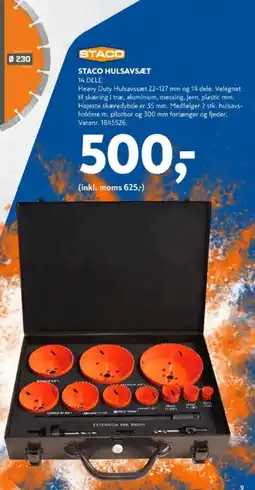 Davidsen Staco hulsavsæt tilbud