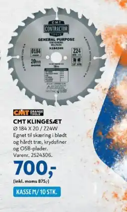 Davidsen CMT Klingesæt tilbud