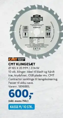 Davidsen CMT Klingesæt tilbud