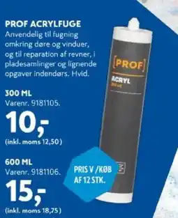 Davidsen Prof acrylfuge tilbud