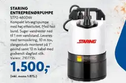 Davidsen Staring entreprenørpumpe tilbud