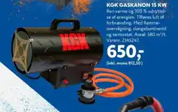 Davidsen KGK Gaskanon 15 kw tilbud