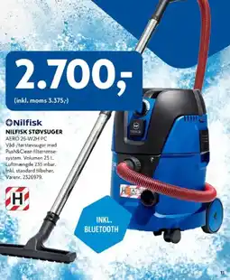 Davidsen Nilfisk støvsuger tilbud