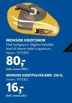 Davidsen Ironside kridtsnor tilbud