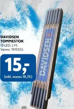 Davidsen Davidsen tommestok tilbud