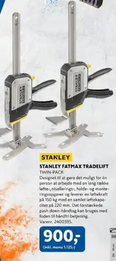 Davidsen STANLEY Fatmax tradelift tilbud