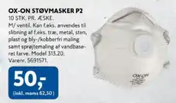 Davidsen OX-ON Støvmasker P2 tilbud
