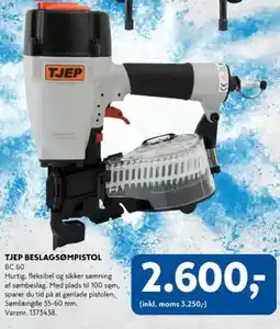 Davidsen TJEP Beslagsømpistol tilbud