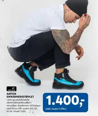 Davidsen AIRTOX Sikkerhedsstøvlet tilbud