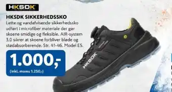 Davidsen HKSDK Sikkerhedssko tilbud
