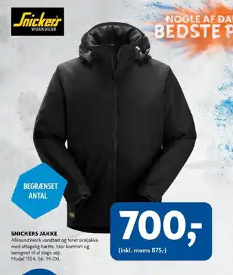 Davidsen Snickers jakke tilbud