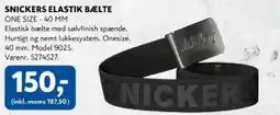 Davidsen Snickers elastik bælte tilbud