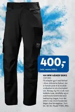 Davidsen HH WW Håndv buks tilbud