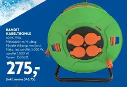 Davidsen Bandit kabeltromle tilbud